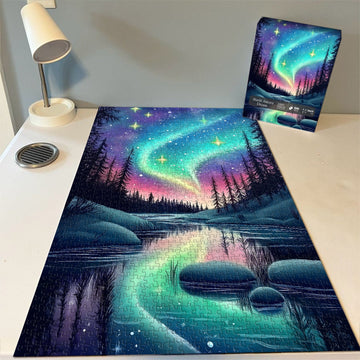 Starlit Aurora Dream Jigsaw Puzzle 1000